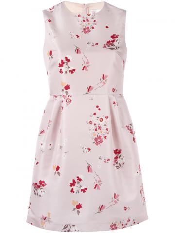 Váy họa tiết hồng